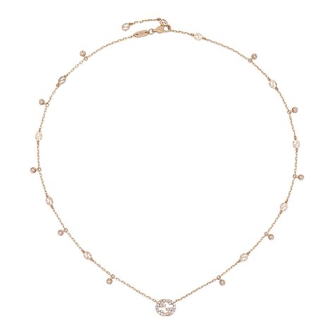 Gucci Interlocking diamond necklace 